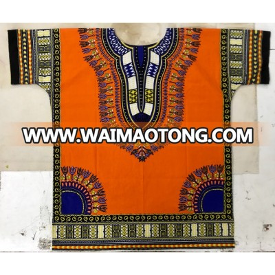 Wholesale African Dashiki Traditional Dashiki Unisex Dashiki Shirt 100% Cotton Dashiki Shirt