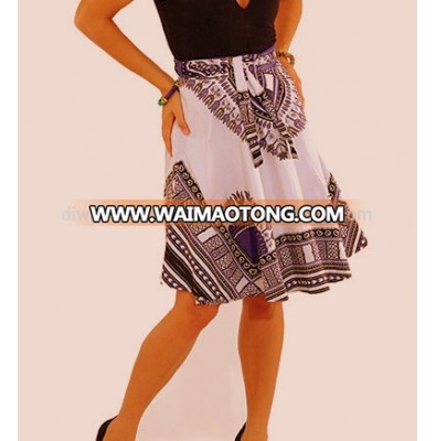 Dashiki African Wrap Skirt Dashiki Wrap Around Skirt Maxi Skirts