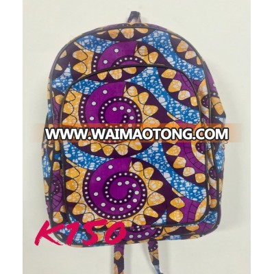 Ankara print Backpacks Bags Dashiki African Style