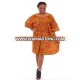 New 2018 African Kente Dashiki One Size Ladies Dress