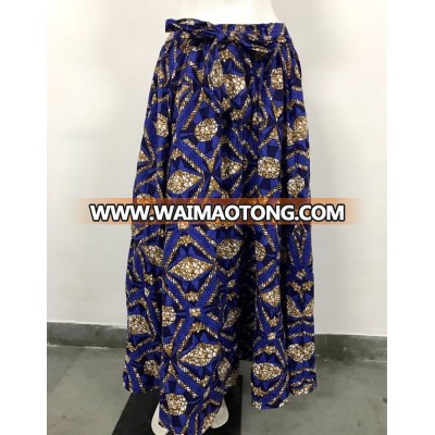 Latest African Print 8 Panel Long Maxi Skirt