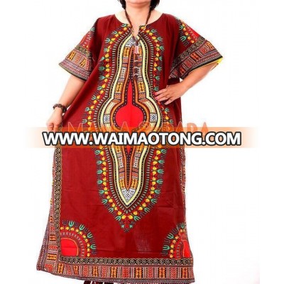 African Dashiki Kaftan Long Dress