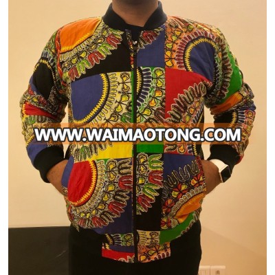 New Style Wholesale Long Sleeve African Dashiki Unisex Jackets